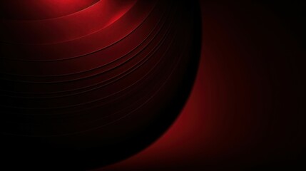 Abstract Red Wave - Modern Background