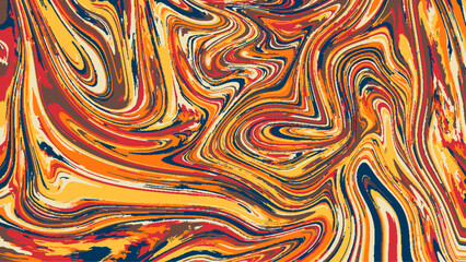 Liquid marble Seamless Acrylic Graphic Flow. Multicolor Repeat Watercolor Vector Marble. Bright Seamless Aqua Graphic