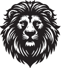 lion head vector