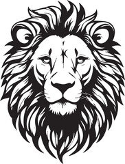 lion head vector
