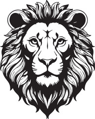 lion head vector