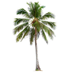 Obraz premium palm tree isolated on white