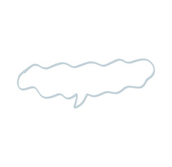 hand drawn comic bubble speech