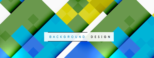 Dynamic colorful squares background. Vector Illustration For Wallpaper, Banner, Background, Card, Book Illustration, landing page