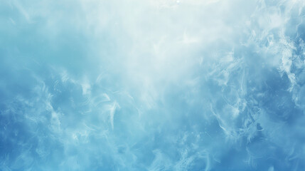 Fototapeta premium Powder Blue Light Gradient Background with Blurred Edges and Frosted Glass Texture, Minimalist Style with High Resolution and Uneven Distribution. 