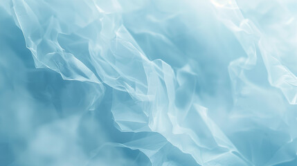 Obraz premium Powder Blue Light Gradient Background with Blurred Edges and Frosted Glass Texture, Minimalist Style with High Resolution and Uneven Distribution. 