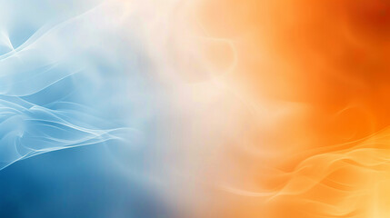 Naklejka premium Orange and Blue Light Gradient Background with Matte Texture and Uneven Distribution, Minimalist Style with High Resolution and High Detail 