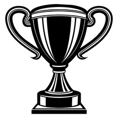 champions trophy vector illustration