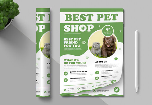 Pet Shop Flyer Template
