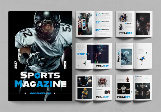 Sports Magazine Layout