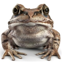 toad isolated on white background