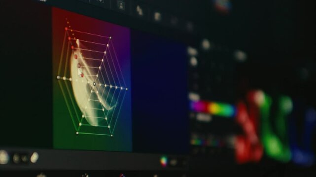 working on a software for color correction in post production process 