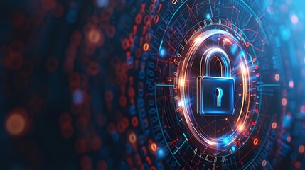 Cybersecurity breach  system hacking alert with virus warning message on dark code background