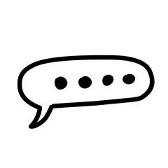 Chat Bubble Line Icon