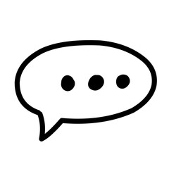 Chat Bubble Line Icon