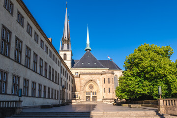 Luxembourg Notre Dame Cathedral, a Roman Catholic Cathedral of Luxembourg City