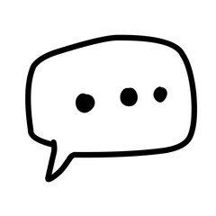 Chat Bubble Line Icon