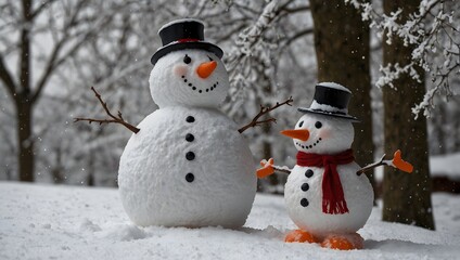 A narrative from the perspective of a snowman witnessing the changing seasons ai-generated