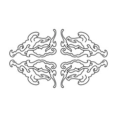 border, aesthetic, vintage and vector border design elements