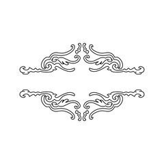 border, aesthetic, vintage and vector border design elements