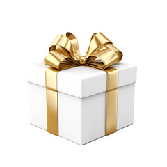 Obraz premium gift box isolated on white background