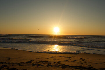 Beautiful peaceful sunrise at Cape Hatteras National Seashore