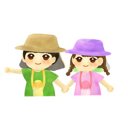 熱中症対策_男の子と女の子