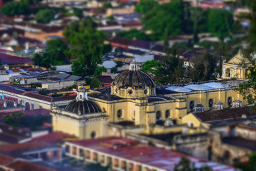 construcci&oacute;n en miniatura en Antigua Guatemala