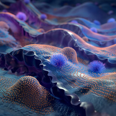 Magnified view of small objects