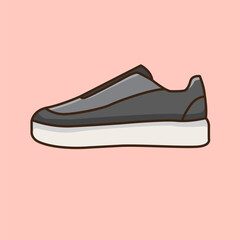 Vector illustration Sneaker Shoes. Vector design Sneaker. Sneaker Shoes Vector Cartoon design illustration and icon for website, digital and print