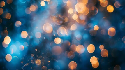 Bokeh light effect background generated by ai