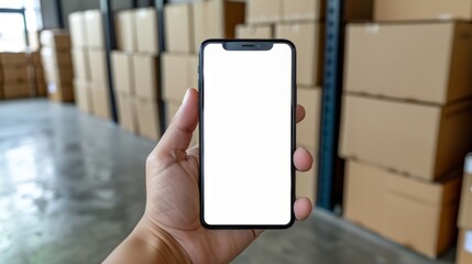 Mobile app marketplace  home delivery and credit card payment with blank screen mock up