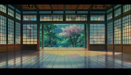 beautiful anime japan background japan room
