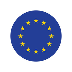 European Union Flag. European Union Round flag.
