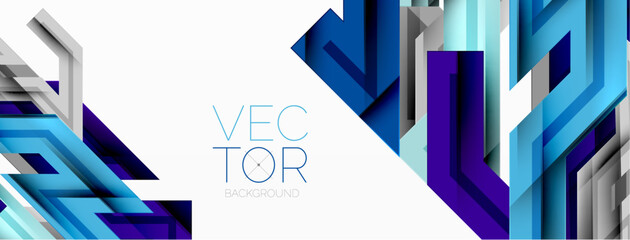 Dynamic lines geometric background. Vector Illustration For Wallpaper, Banner, Background, Card, Book Illustration, landing page