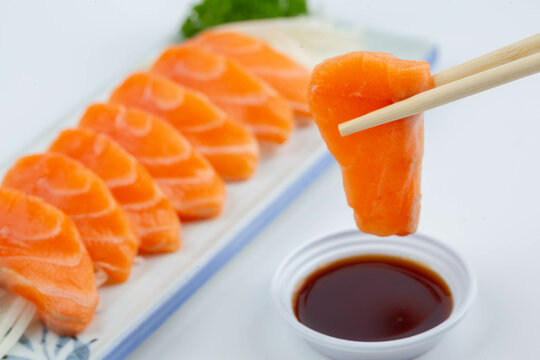 Salmon ready to serve