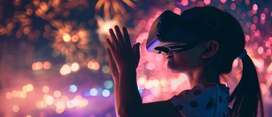 Augmented reality fireworks providing immersive and ecofriendly alternatives to traditional displays