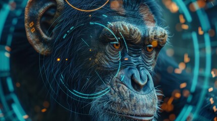 Biometric sensors embedded in hightech animal environments to track and analyze behavior patterns