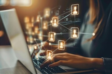 Smart HR systems utilizing AI for talent acquisition, employee engagement, and performance tracking