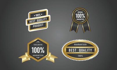 Gradient Design Modern Luxury Badge Bundle