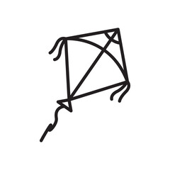 Traditional Kite Icon Ideal for Makar Sankranti and Festival Celebrations