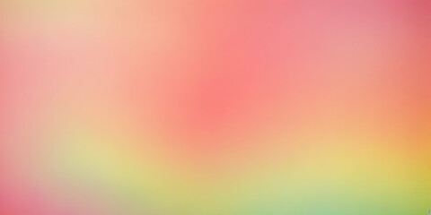 Obraz premium Soft, blurry gradient background in warm pink, orange, and yellow tones. Versatile for presentations, websites, or graphic designs