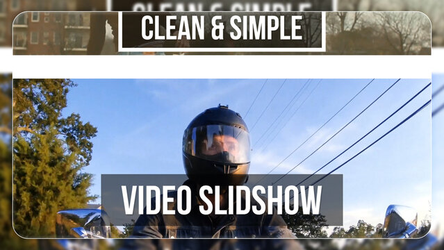Clean Video Slideshow