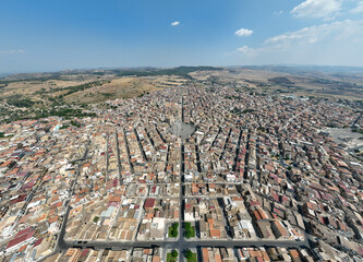 Fototapeta premium Piazza Carlo Maria Carafa - Grammichele, Sicily, Italy