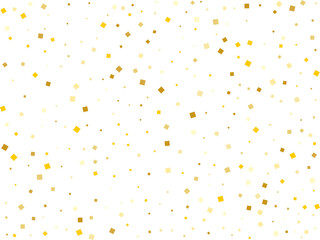 Gold Paper Squares Confetti