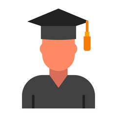 Graduation  Flat icon