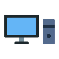 Computer  Flat icon