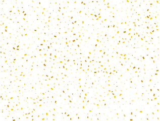 Gender Neutral Golden Rectangular Confetti