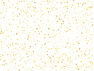 Gender Neutral Golden Rectangular Confetti