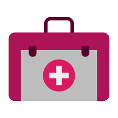 First aid kit  Flat icon